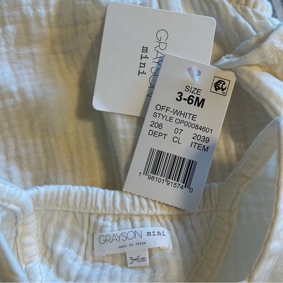 3-6M Grayson Mini Lace Onesie - Picture 5 of 5